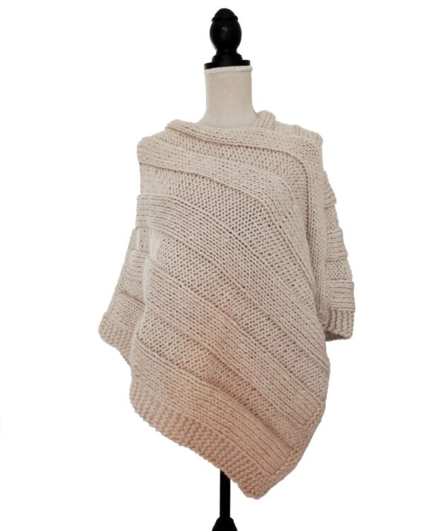 poncho beige